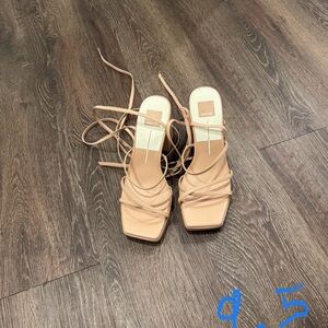Dolce Vita Beige Strappy Heels